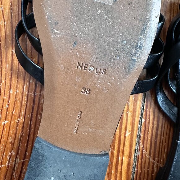 NEOUS Black Cophila 5MM Sandals - Picture 3 of 4